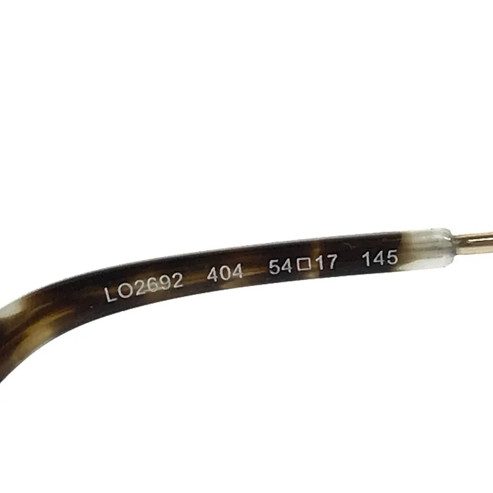 Longchamp Eyeglasses Frames LO2692 404 Gray Tortoise Gold Cat Eye 54-17-145